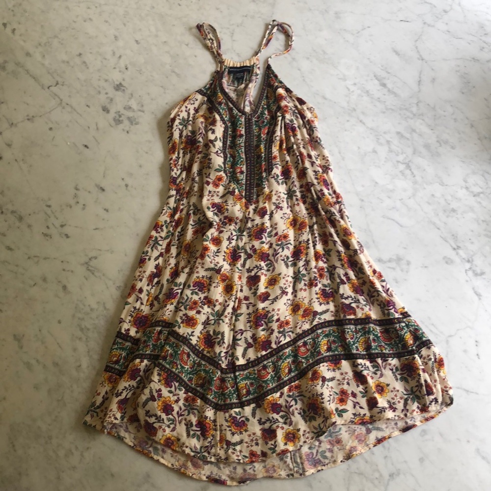tuscan floral summer dress